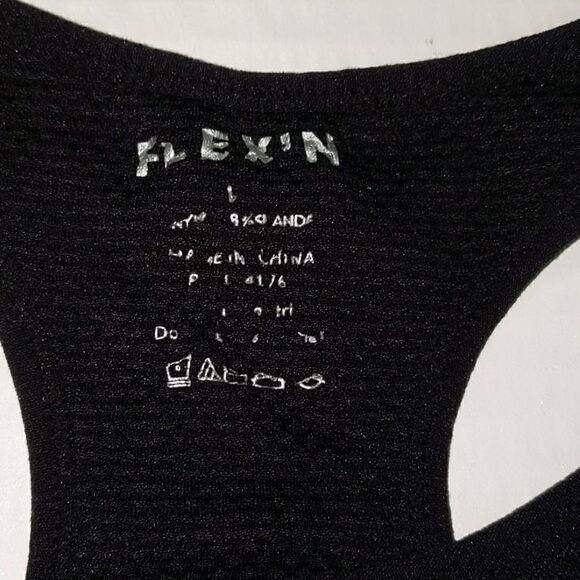 FLEX'N LADIES SIZE LARGE SPORTS BRA - Picture 2 of 4